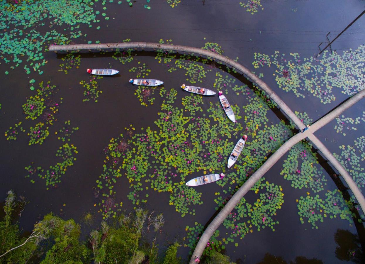 Kdl Lang Noi Tan Lap - Tan Lap Floating Village Moc Hoa Buitenkant foto