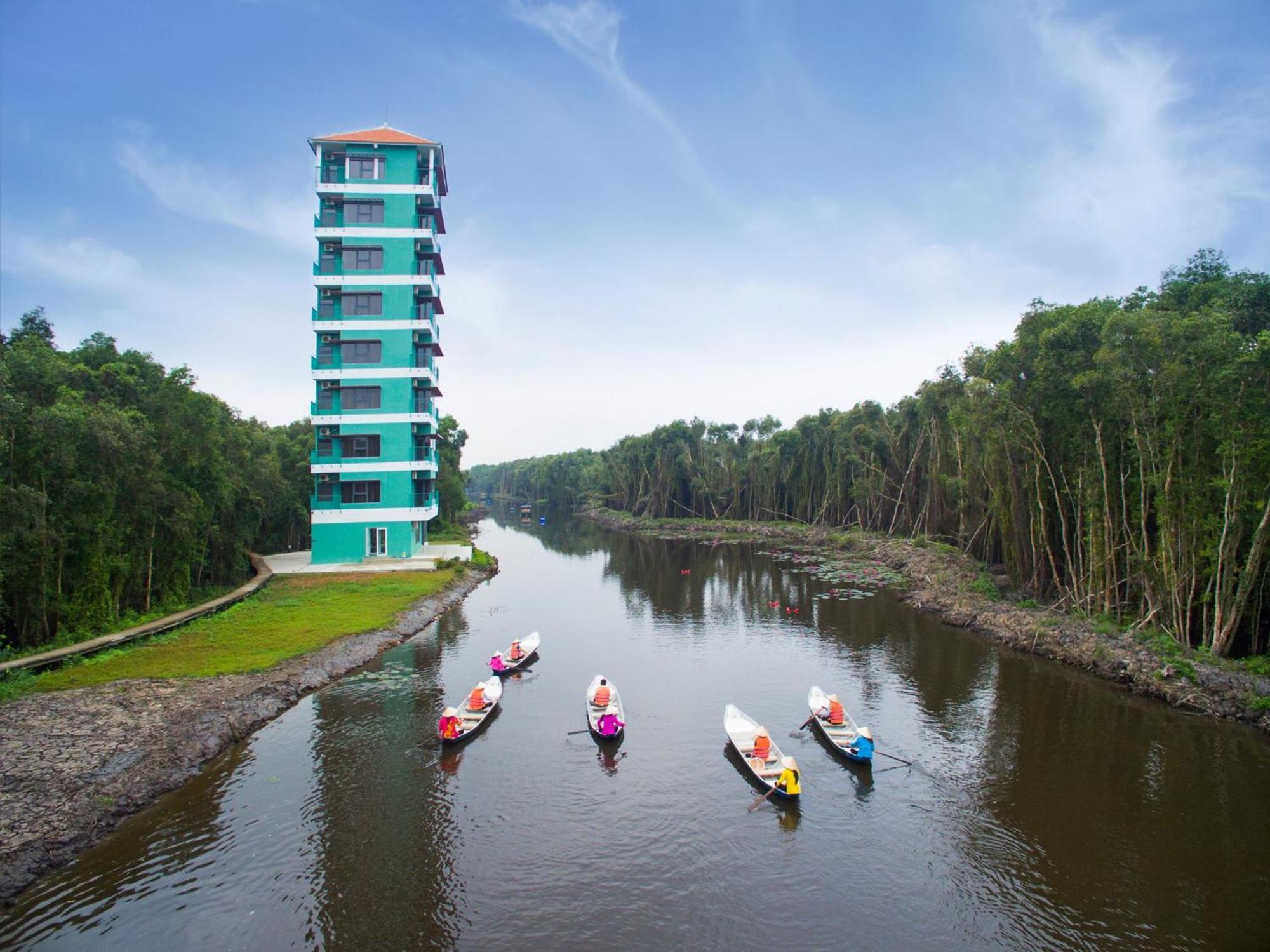 Kdl Lang Noi Tan Lap - Tan Lap Floating Village Moc Hoa Buitenkant foto